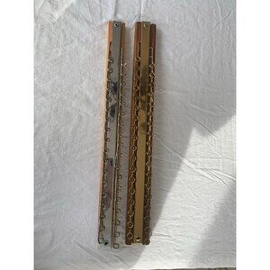 Pair Tie / Belt Racks Wood Metal